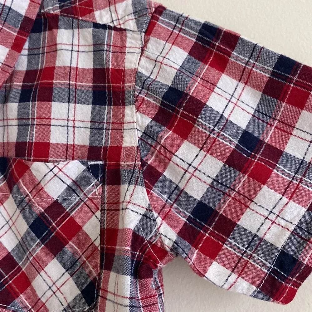 The Children’s Place Boys Madras Button Down Shirt